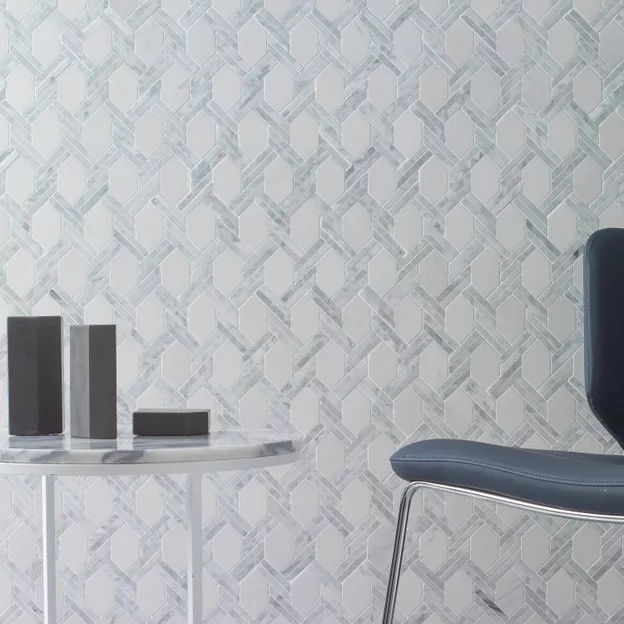 Kamenná mozaika Essential net Carrara Kamenná mozaika Essential net Carrara