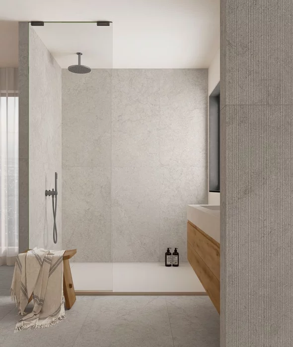 Obklad Deco Limestone Grey 59,1x119,1 cm