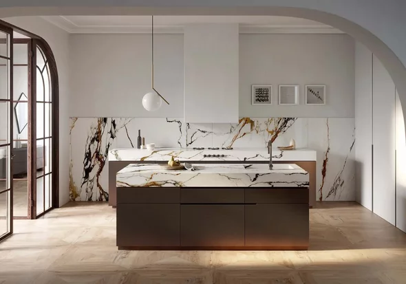 Paonazzo Biondo Polished 120×250×0,6 cm