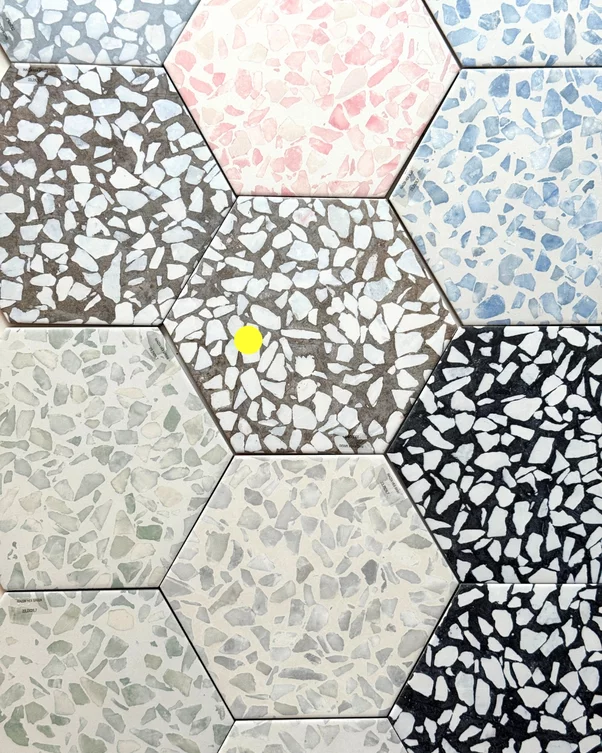 Riazza Hexagon Azulio 23,2x26,7 cm