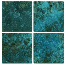 Terasová dlažba Ocean Green River protišmyková 15x15 cm
